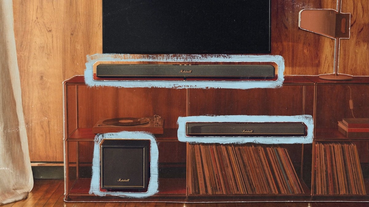 Marshall merilis soundbar dan subwoofer baru, membangun kategori home theatre