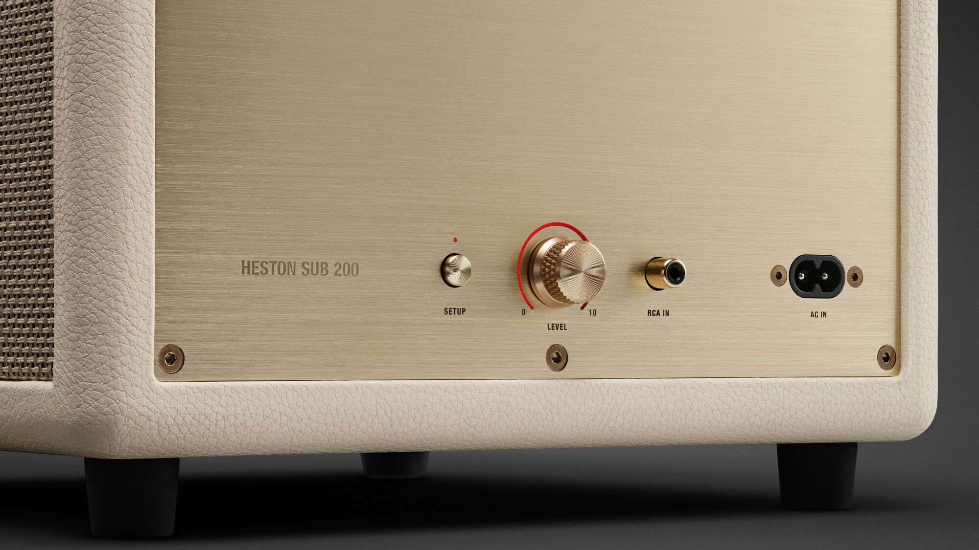 Kontrol pada subwoofer Marshall Heston Sub 200