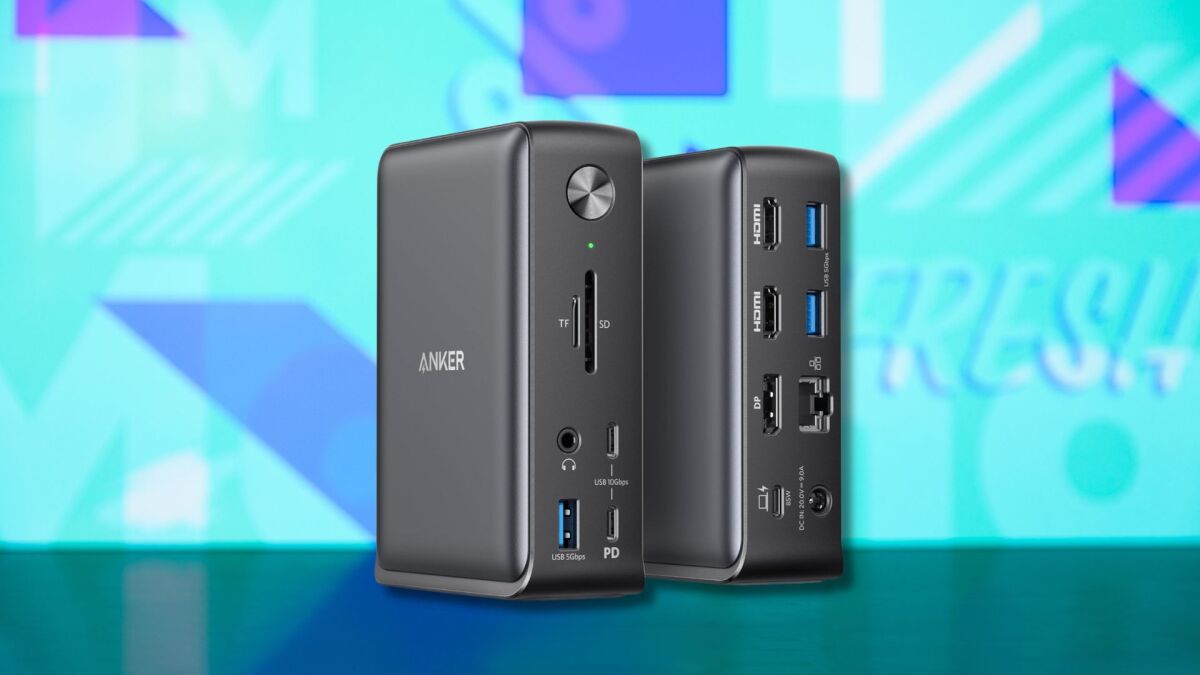 Skor $ 60 untuk stasiun docking laptop 13-in-1 serbaguna ini dari Anker