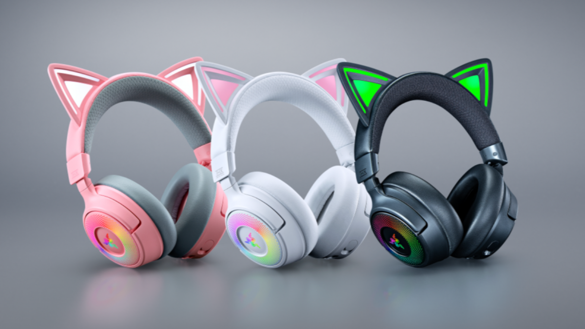 Headset Gaming Cat-Ear Razers baru lebih ramping, lebih terhubung, dan $ 20 lebih murah