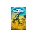 Helldivers 2 sampul seni di latar belakang putih