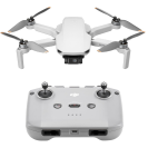 Dji mini 4k dengan latar belakang putih