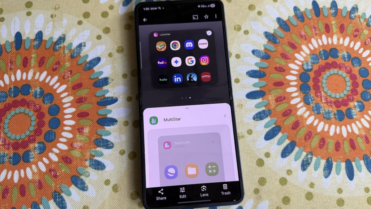 Cara meletakkan aplikasi apa pun di layar penutup Galaxy Z Flip 7