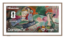 Hisense TV dengan lukisan screensaver