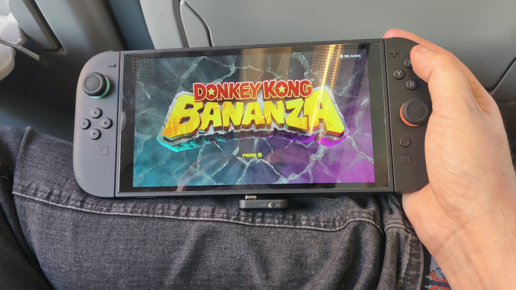 Menyumbat dongle usb-c untuk steelseries arctis gamebuds x ke nintendo switch 2
