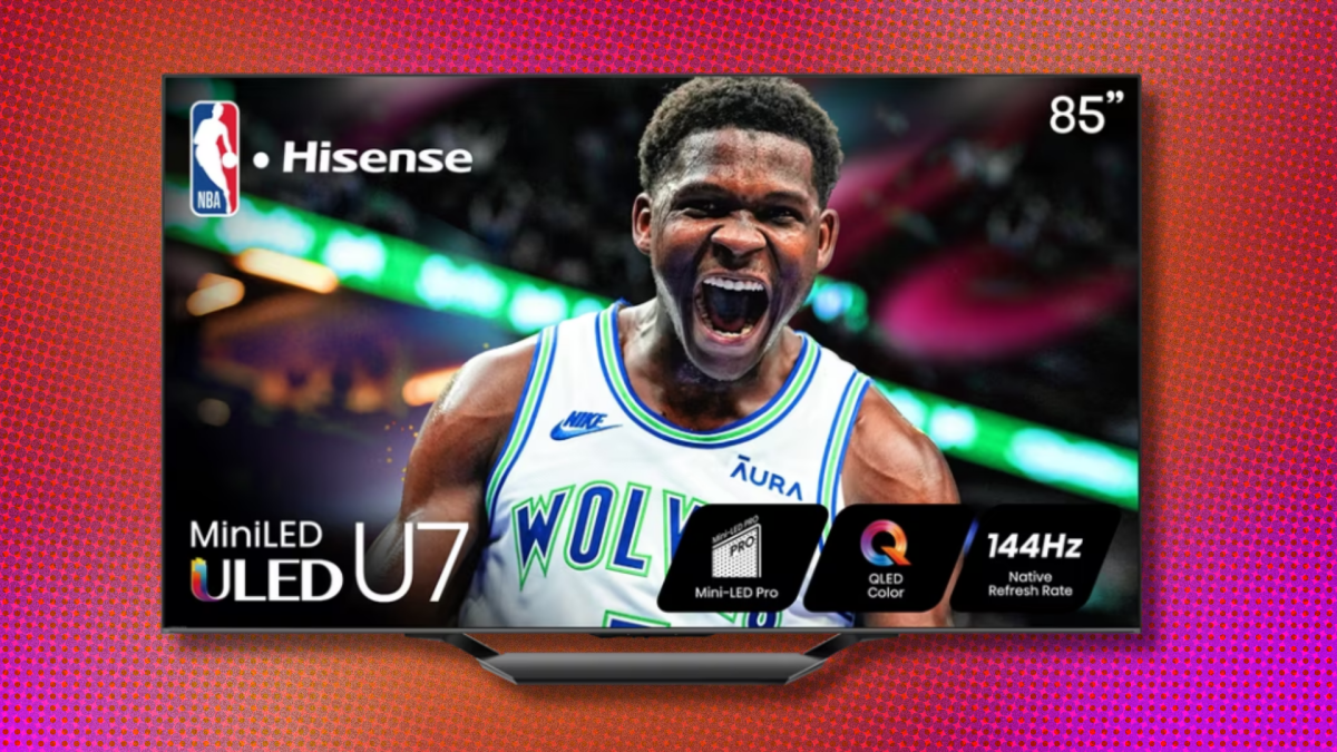 Level Ruang Tamu Anda Dengan Diskon Hisense U7 4K TV 85 inci ini
