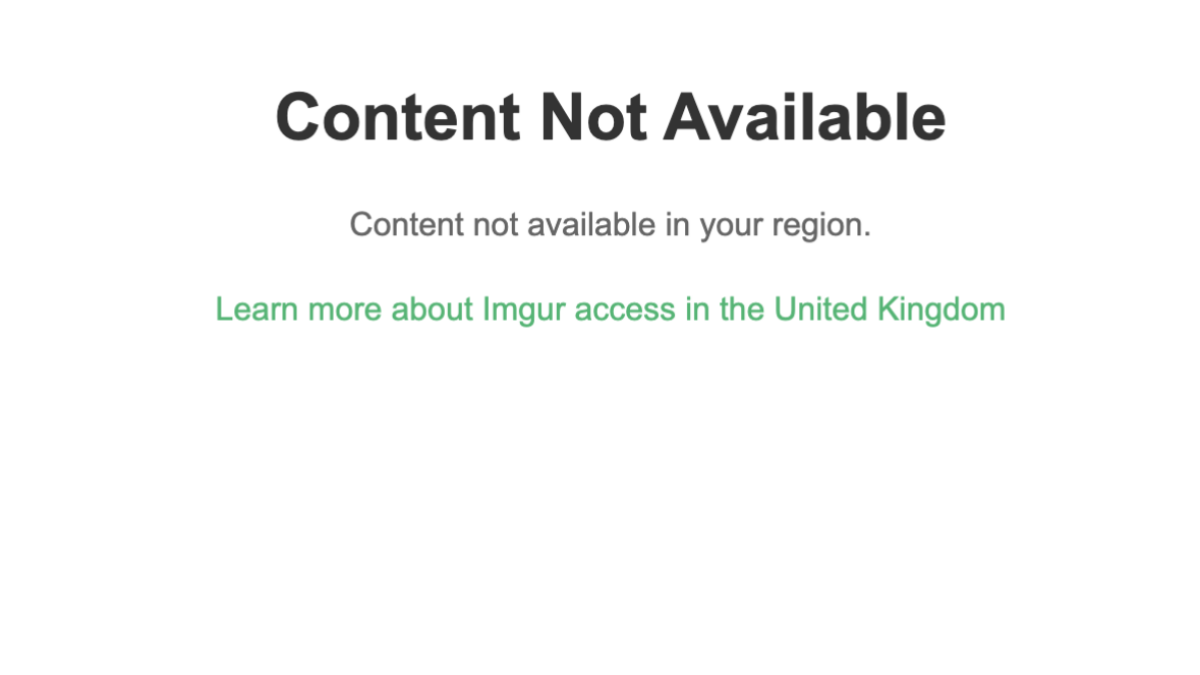Imgur sekarang diblokir di Inggris