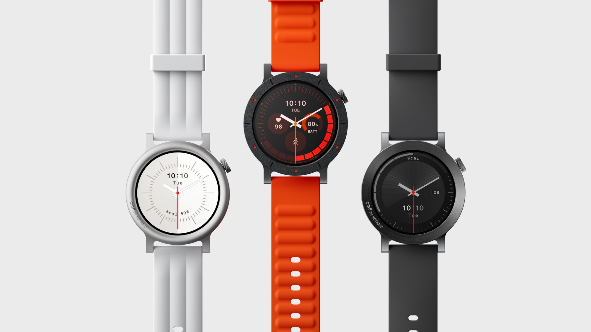 Tidak ada CMF Watch 3 Pro dalam tiga varietas warna