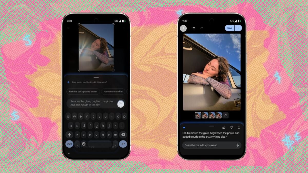 Google memperluas membantu saya teknologi pengeditan foto ke lebih banyak ponsel android