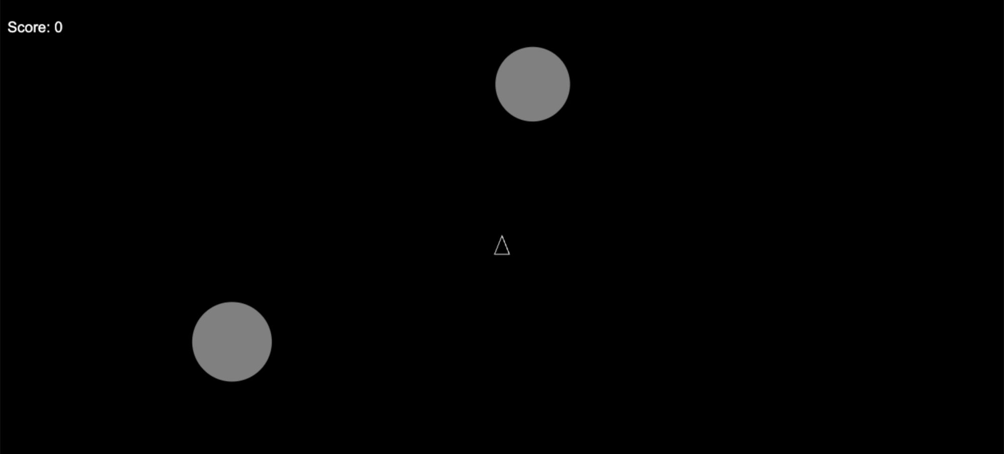 Game gaya asteroid yang dibuat oleh Grok