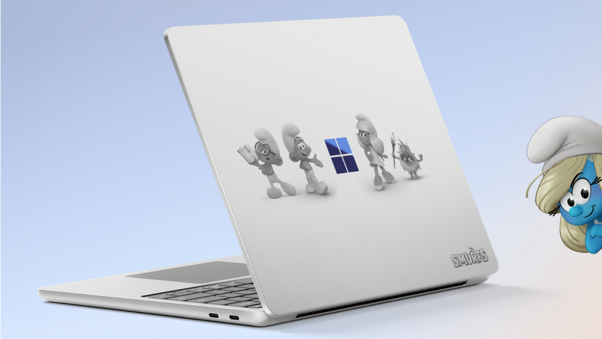 Microsoft diam-diam menjatuhkan laptop bertema Smurface edisi Smurfs. Mengapa?