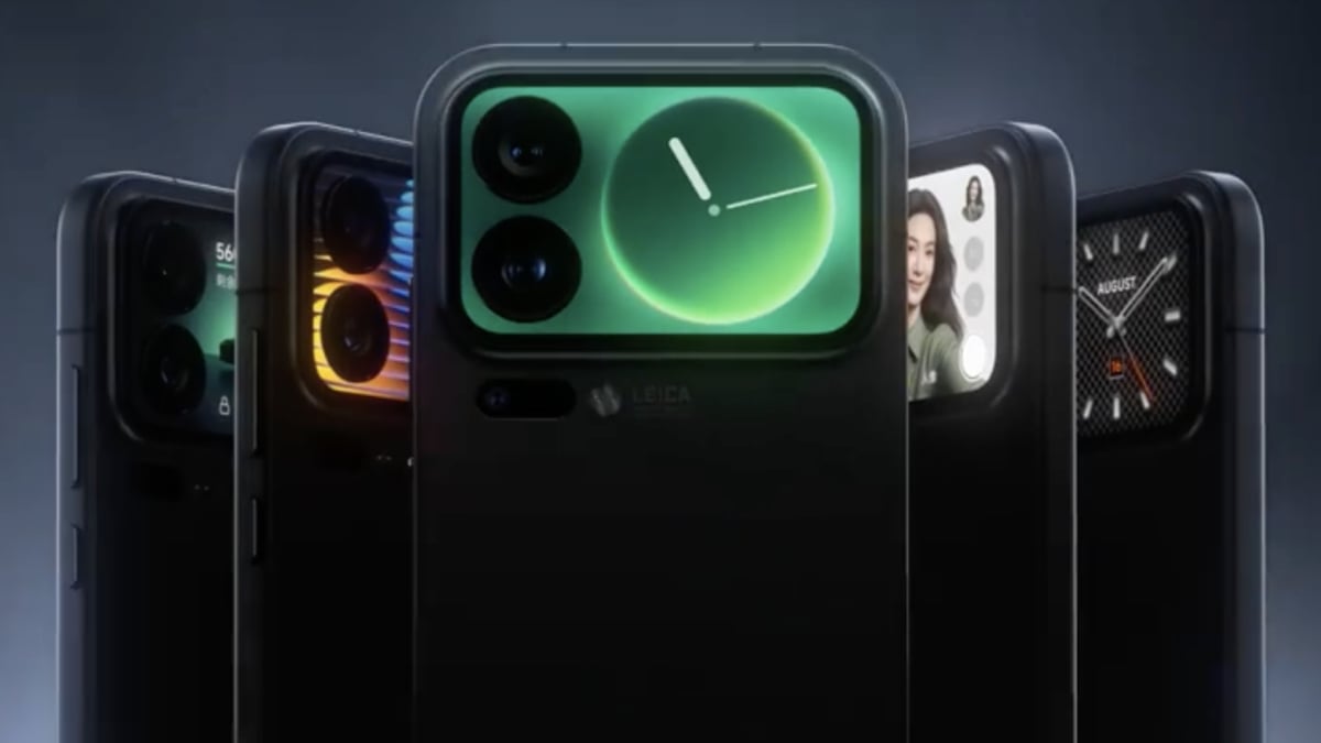 Xiaomi S iPhone 17 Killer memiliki tampilan sekunder di bagian belakang