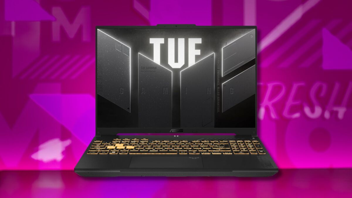 Skor laptop Asus Tuf Gaming F16 dengan harga terbaik di Amazon