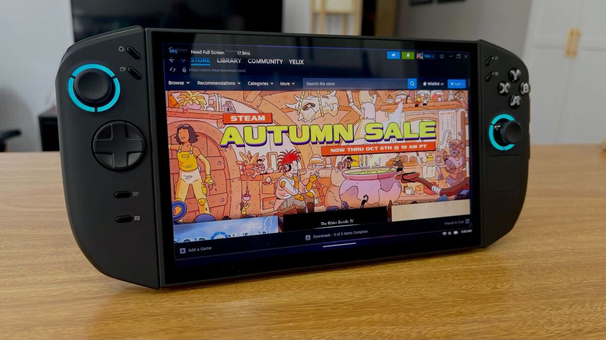 Memainkan Lenovo Legion Go 2 Genggam membuat saya merindukan kesederhanaan Switch 2 saya