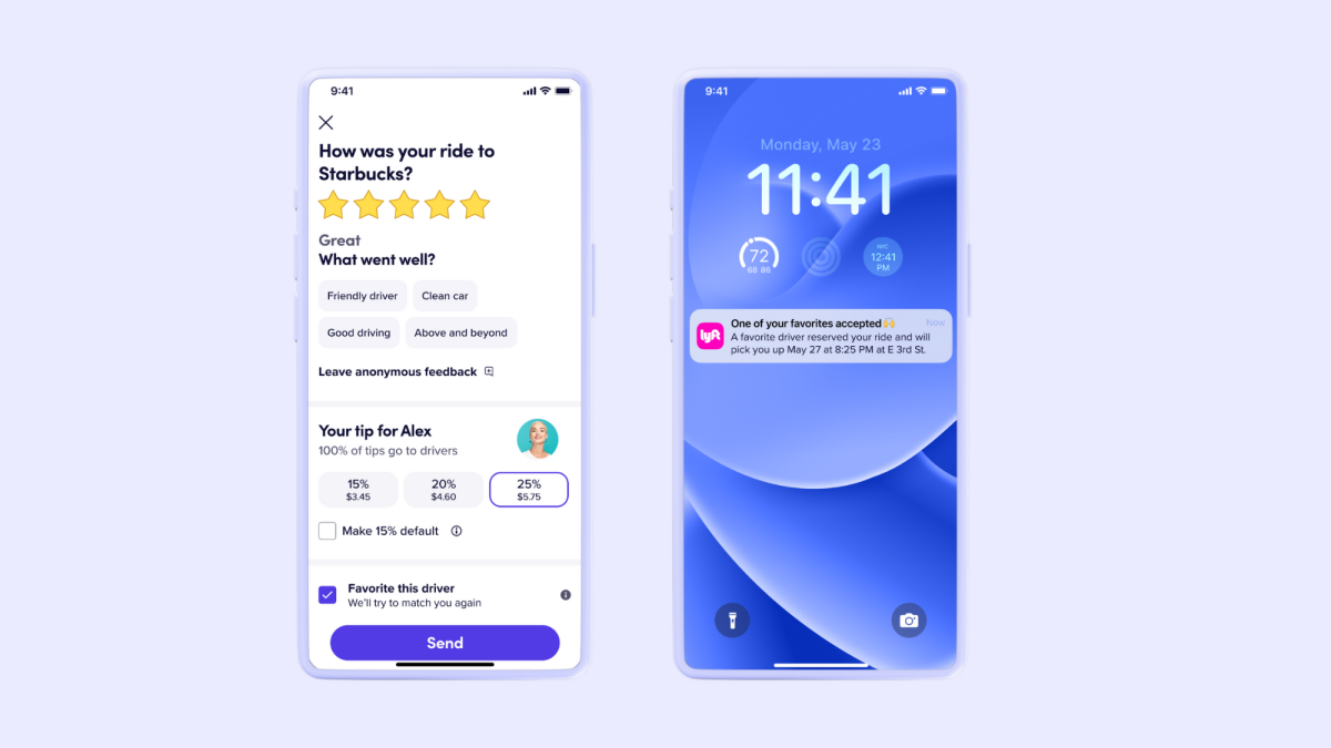 Lyft mengumumkan alat baru untuk favorit (dan memblokir!) Pengemudi spesifik