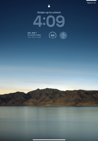 Layar kunci di ipados 26