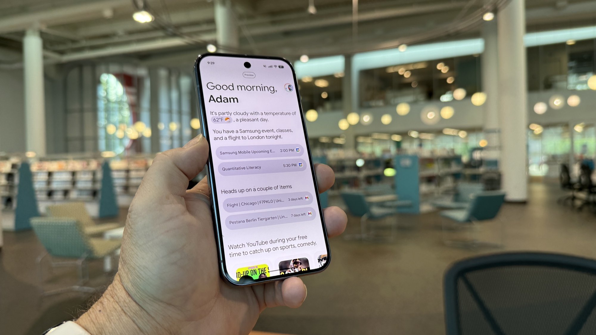Pixel 10 Pro Menampilkan Fitur Briefing Harian
